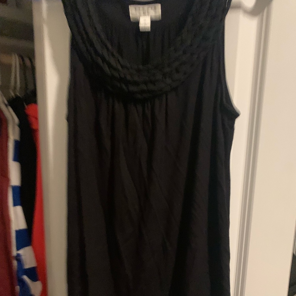 Black tank top